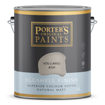 Porter's 4L Volcanic Ash Eggshell Finish Broadwall Washable Paint - 4L