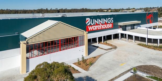 Oxley Bunnings Warehouse front exterior.