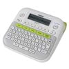Brother PT-D210 Gray/White Accent Green Desktop Labeller