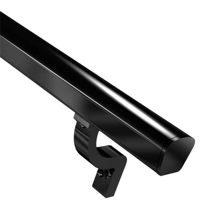 PEAK Aluminium Balustrade 1800mm Black Modular Handrail Kit