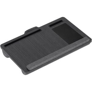 Catzon Lap Desk With Wrist-rest Phone Slot Mouse Pad Fits Up To 17in Laptop-black