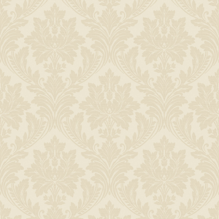Grandeco 53cm x 10.05m Beige Damask Wallpaper