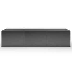 1.8m High Gloss Black Suprilla TV Unit