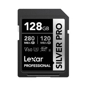 Lexar Professional Silver Pro Series SDXC UHS-II SD Card - 128GB