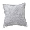 Bianca Ember Botanic Square Grey Polyester/Cotton Decor Cushion 43x43cm