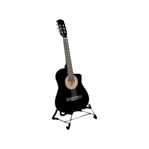 38in Cutaway Acoustic Guitar with guitar bag - Black