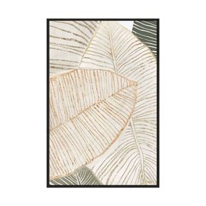 Artey | Tropic Breeze I - Framed Canvas - Black Frame - 100 x 150cm
