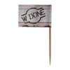 Bamboo Steak Markers Well Done Pack Of 200 Bbq Grilling Accessories