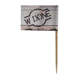 Bamboo Steak Markers Well Done Pack Of 200 Bbq Grilling Accessories