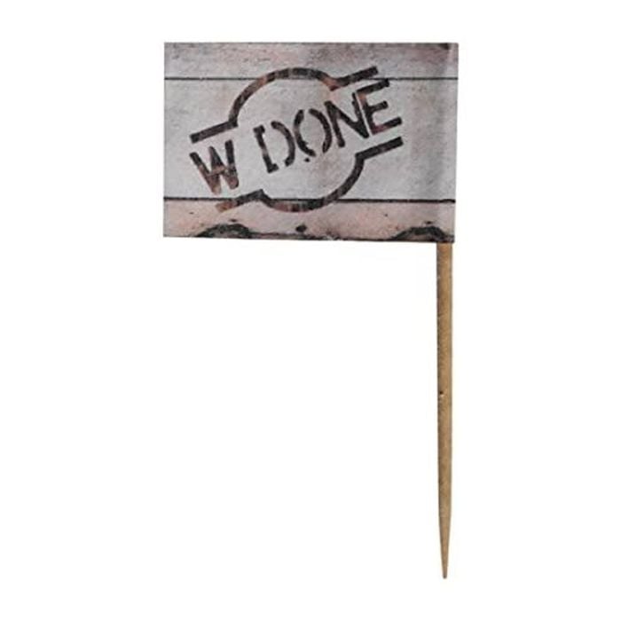 Bamboo Steak Markers Well Done Pack Of 200 Bbq Grilling Accessories