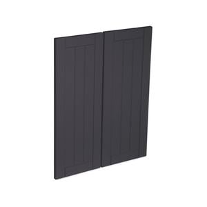 Kaboodle Grey Fig Country Corner Wall Cabinet Doors - 2 Pack