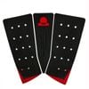 Summer vibes 3-Piece Fish Surfboard Tail Pad / Deck Grip / Traction - Red