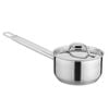 Nisbets Essentials Stainless Steel Saucepan With Lid 140mm 900ml Induction Ready Commercial Kitchen Cookware