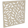 ProtectorAl 300-1200w x 300-1200h Paperbark Large Leaf Unframed Solid Aluminium Decorative Panel 