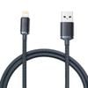 Baseus Crystal Shine Series Fast Charging Data Cable USB to iP 2.4A 1.2m-Black