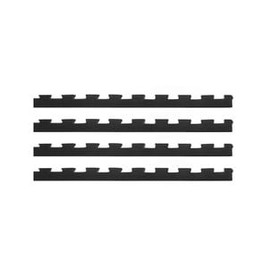 CORTEX Interlocking Gym Floor Mat Edges 4 Pack (Suits Cortex 10mm Interlocking Mats)