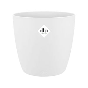 Elho 15.9cm White Brussels Indoor Plant Pot