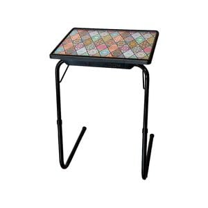 TABLE BUDDY 52.50x40x73cm Adjustable Folding Table - Mandala