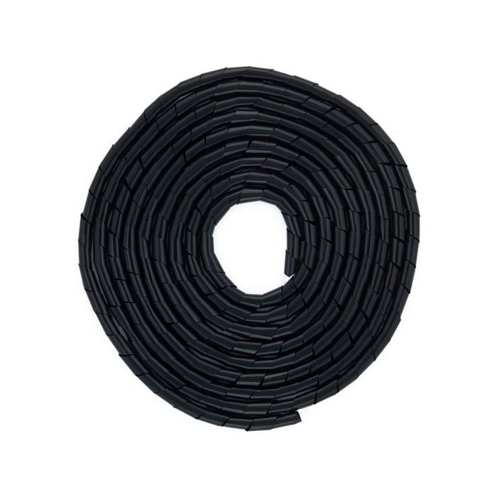 Click 5m 12mm Black Spiral Wrap