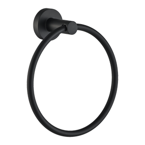 Mondella Cadenza Matte Black Towel Ring