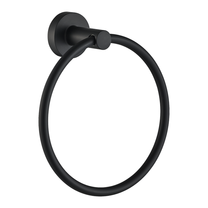 Mondella Cadenza Matte Black Towel Ring