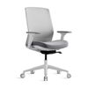 Sabia Willow Pre-Assembled White Office Chair Ergonomic Mesh Back With Armrests