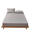Anycozy Mattress Cover Gray 100x200cm Pure Cotton Soft Quilted Bed Sheet Anti-bacterial Protector Cover
