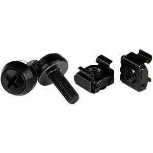 StarTech.com 50pc 10-32 Server Rack Cage Nuts and Screws w/Washers - Network/IT Rack Mount Hardware Kit