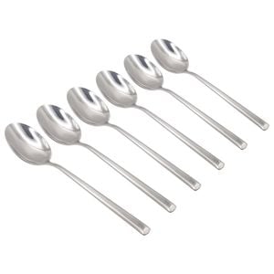 Tondo Stainless Steel Dessert Spoons - 21cm - Pack of 6