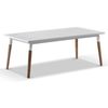 Silas Outdoor Coffee Table For Ivory Rope Setting - Ivory Aluminium