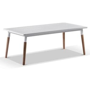 Silas Outdoor Coffee Table For Ivory Rope Setting - Ivory Aluminium