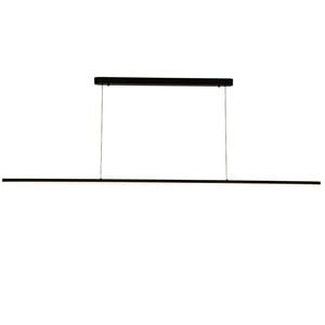 Vencha Beam 48w LED Linear Pendant Light - 2m Black
