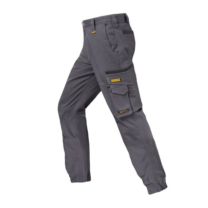 DEWALT Grey Goldfield PROStretch Trousers Size 38
