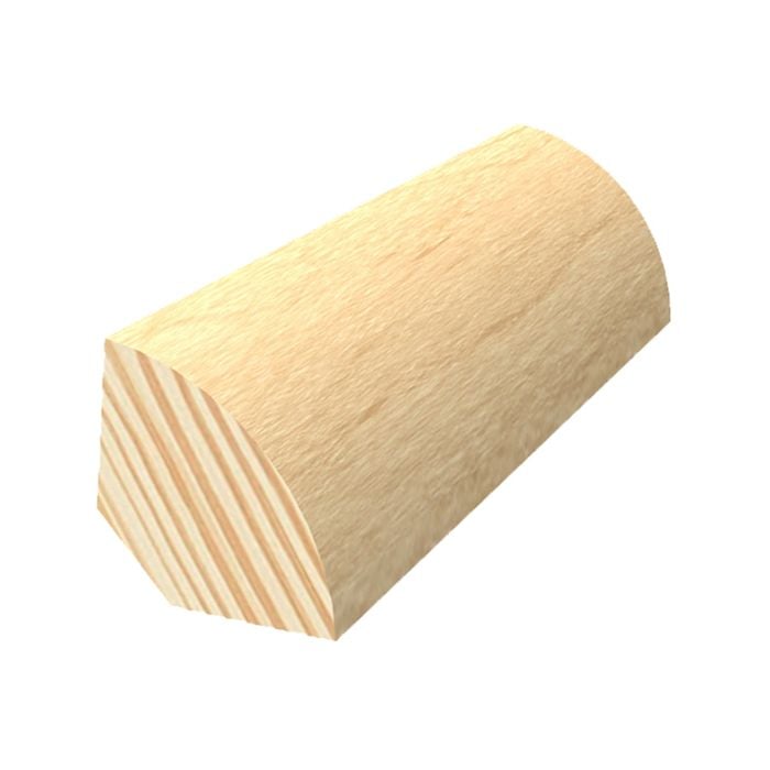 Porta 12x12mm 2.4m Quad Clear Pine