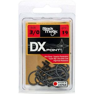 Black Magic DX Point PTFE Coated Fishing Hook Economy Pack 3/0