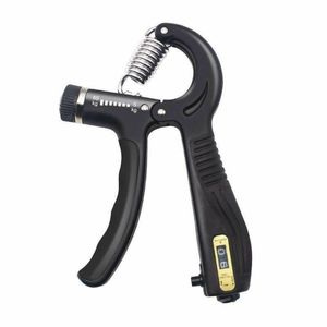 5-60kg Adjustable Hand Grip Strength Trainer, Black
