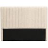 Coleford Headboard Chenille Beige - Double