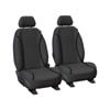 For LDV V80 Minibus 2013-On TRADIES Grey Canvas Front Seat Covers
