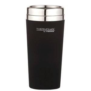 Thermocafe Soft Touch Travel Tumbler 420ml Matte Black Thermos