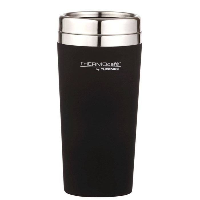 Thermocafe Soft Touch Travel Tumbler 420ml Matte Black Thermos