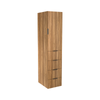 Lugna 2048 x 450 x 580mm Cove 3 Shelf 4 Drawer Right Hinged Door Storage Cabinet