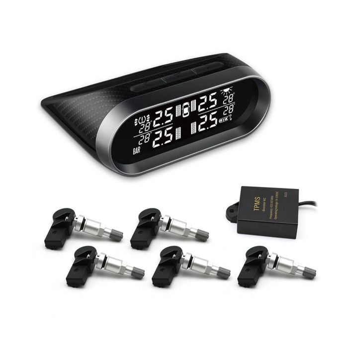 Promata Mata 2 EZsync™ Wireless Pairing Tyre Pressure Monitoring System - 5 Internal Sensors - With Booster