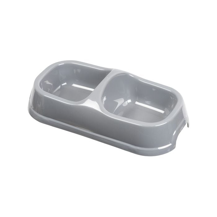 Happy Tails Small Basic Twin Pet Bowl
