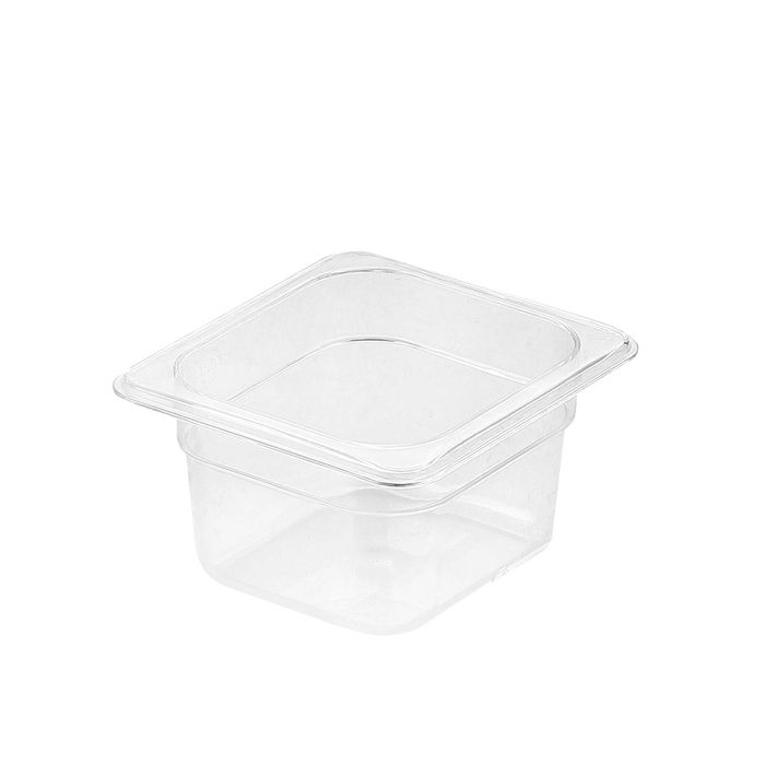 SOGA Clear Gastronorm Pan 1/6 100mm Deep