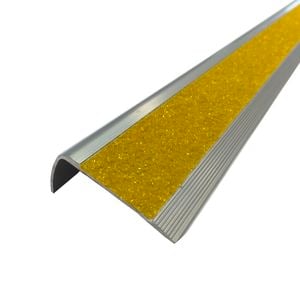 Roberts 3.6m Yellow Bull Stairnose Trim With Carborundum Insert - 5 Pack