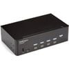 StarTech.com KVM Switchbox - TAA Compliant - 4 Computer(s) - 1 Local User(s) - 3840 x 2160 - 10 x USB - 10 x HDMI