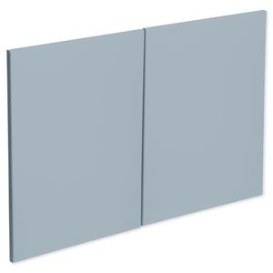 Kaboodle 800mm Danish Blue Modern Farmhouse Sink Doors - 2 Pack