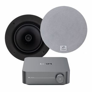 WiiM Streaming Amp w/ 6" In-Ceiling Speakers For Home Theatre DIY