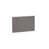 Kaboodle 600mm Smoked Grey V-Groove Slimline Door