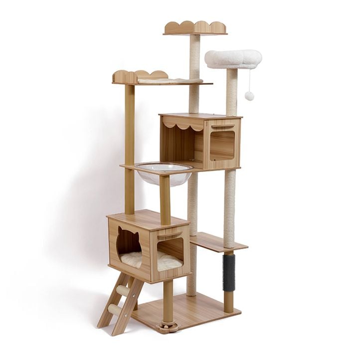 LOLOPAWS Cat Tree Scratching Post Cats Towers 180cm